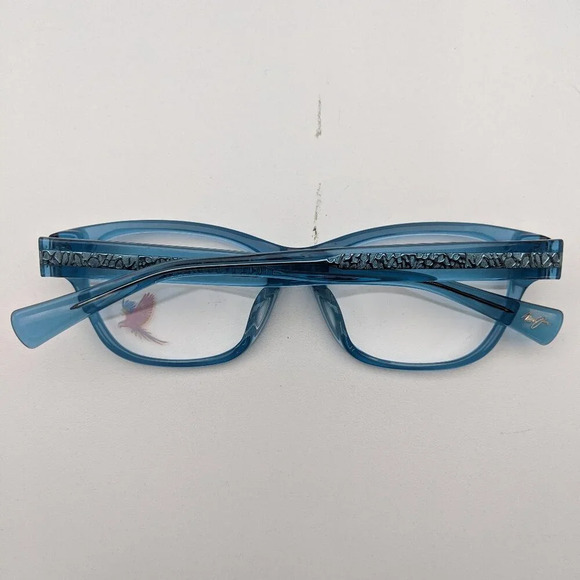 🕶️Made in Japan! Maui Jim MJO2203-76SF Cat Eye Eyeglasses 51/17-143 / JLE503🕶️ - Picture 2 of 8